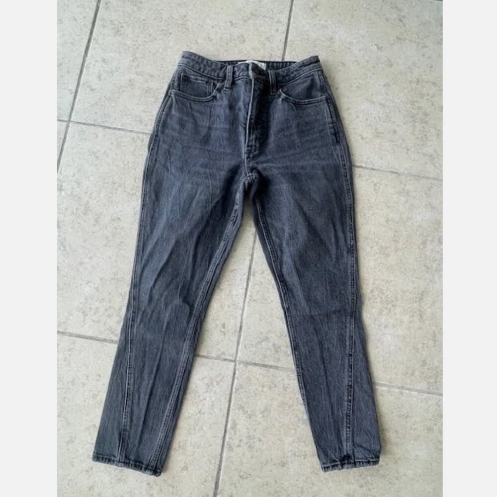 Abercrombie Women's Skinny High Rise Jeans Curve Love 26 2S Gray Black NWOT